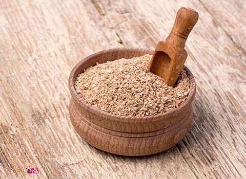 سبوس برنج قهوه ای بافت طبیعی فرآوری‌ شده